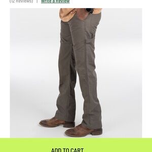 KEY Rip Stop Double Knee Dungaree Men Pants